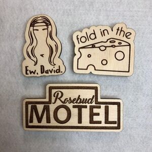 3 Pack Schitt's Creek Alexis Cheese Motel Magnets